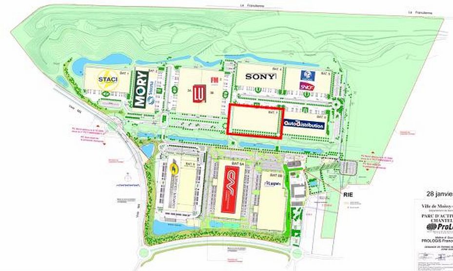 Entrepôt classe a Moissy-Cramayel 20496m² Location entrepôt classe a Moissy-Cramayel Seine-et-Marne OLLOG2419170 1